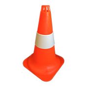  Közlekedési boja ruganyos anyagból, fényvisszaverő csíkkal (45 cm)