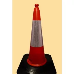 Közlekedési boja merev, nehezített talppal (75 cm)