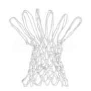 Kosárlabdaháló pár 4mm PP anyagból, fehér standard 45cm gyűrűhöz 12 füllel kialakított