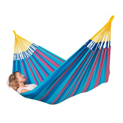 La siesta Sonrisa eredeti columbiai függőágy pamut, kékes tónus