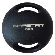   Capetan® Professional Line | Medicinlabda (6kg) (kétfogantyús - dual grip gumi, vízen úszó medicinlabda)