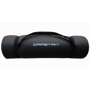   Capetan® Professional Line | NBR fitnesz szőnyeg  (179x59x0,8cm, fekete színben)