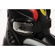 Ferrari® FK7 29-32 méret között állítható kétcsatos gyermek görkorcsolya Fekete színben