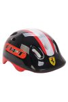 Ferrari® "Kiddy" bukósisak "M" Fekete színben rollerhez - gördeszkához - görkorcsolyához