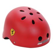   Ferrari® "Old School" Piros színű "M" fejvédő sisak gördeszkához - bukósisak rollerhez