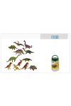 Műanyag dinoszaurosz figurák,  készlet 12 db-os