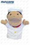 Kézbáb, szakács figura, 30 cm nagy