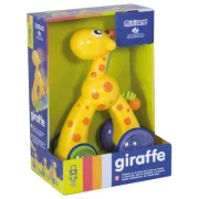 Guruló önjáró zsiráf (22,5  cm),bébijáték Miniland