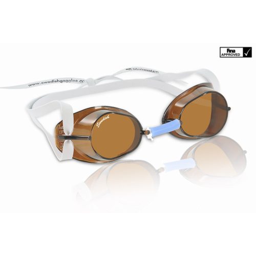 Malmsten | Svéd úszószemüveg (FINA jóváhagyott versenyszemüveg, antifog lencsével, füstös színben)
