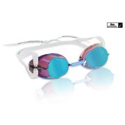   Malmsten | Svéd úszószemüveg (FINA jóváhagyott versenyszemüveg, antifog tükrös, metallic lencsével, petrol kék színben)
