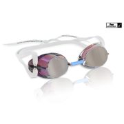   Malmsten | Svéd úszószemüveg (FINA jóváhagyott versenyszemüveg, antifog tükrös, metallic lencsével, silver színben)
