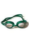 Malmsten Aqtiv | Úszószemüveg felnőtt méretben zöld kerettel, áttetsző színű lencsével, zippes tokban)
