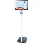   Kosárállvány mobbil gördíthtető, áttetsző palánkkal 2,1-2,6m között állítható magasság