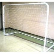   Fém hobby focikapu (240x160 cm, 3,8 cm fém stiftes csövekből könnyen összeállítható, mobil jól szállítható kapu)