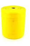 Gumi elasztikus tornaszalag (30 m-es fitband tekercs 45-ös fitness erősség, sárga színben)