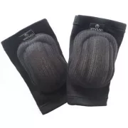   Térdvédő fekete pamut,Jjunior  méret 20-22cm hossz,,  15/12cm  bőség, röplada és beltéri sportokhoz