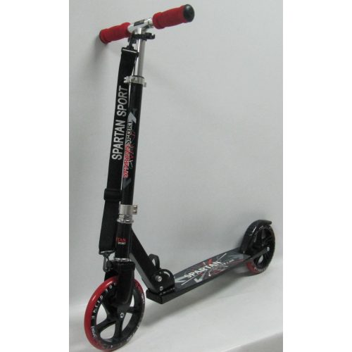 Gigant Wheel | Óriás kerekű roller (200x34mm kerekekkel - gyermek/felnőtt roller állítható oszlop, piros kerék és markolat)