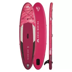   SUP szett Aquamarina Coral 310x78x12cm meggy szín, hölgyeknek ajánlott SUP szett