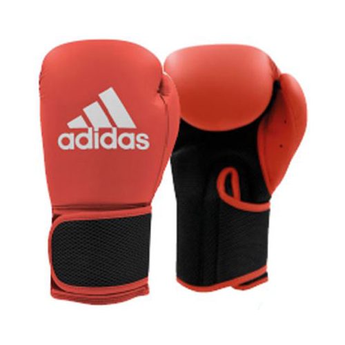 Adidas Hybrid 25 boxkesztyű 10 uncia, piros szintetikus bör zsákoló
