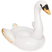  Felfújható 1,28 x 1,03x105cm méretű hattyú vízi játék, strandjáték,  arany díszítés