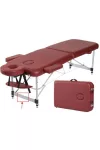 Masszázs ágy aluminium kivitelben 186x70cm fekvőfelülettel 63-83cm között állítható magassággal