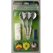 Darts nyíl szett (soft elektromos táblákhoz, 100 hegy, 3 nyél és toll)