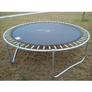 Capetan® Olive | Kültéri trambulin szett védőhálóval (244 cm, 25%-al megnövelt rugózású, 180Kg teherbírással, 60db rugóval - A megnövelt rugószám miatt a legtartósabb kivitelű trambulin)