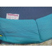 Capetan® Olive | Kültéri trambulin szett védőhálóval (244 cm, 25%-al megnövelt rugózású, 180Kg teherbírással, 60db rugóval - A megnövelt rugószám miatt a legtartósabb kivitelű trambulin)