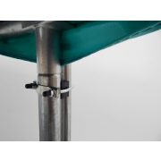 Capetan® Selector | Kültéri trambulin prémium minőségben (366 cm, extra váz rögzítő T elemmel megerősített szerkezetű kiemelkedően magas védőhálós trambulin vastag szivaccsal)