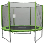 Capetan® Selector Lime | Kültéri trambulin prémium minőségben (427cm 180Kg terhelhetőséggel - hosszú védőháló tartóoszlopokkal, extra megerősített váz rögzítő T elemmel kialakított, kiemelkedően magas védőhálóval, vastag szivaccsal, 80 cm magas ugrá Capetan® Selector Lime | Kültéri trambulin prémium minőségben (427cm 180Kg terhelhetőséggel - hosszú védőháló tartóoszlopokkal, extra megerősített váz rögzítő T elemmel kialakított, kiemelkedően magas védőhálóval, vastag szivaccsal, 80 cm magas ugrá