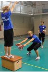 Röplabda tréning edzéssegítő - labdafogó gyűrű - Tactic Sport