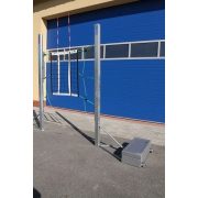   Mobil extra stabil gördíthető röplabda állvány 12x30 kg ellensúllyal, 155-243 cm között háló állítás lehetőségével
