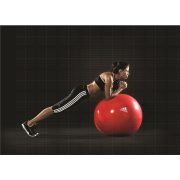 Adidas 65cm vörös gimnasztika labda ajándék pumpával