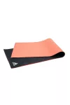 Adidas Kétrétegű yogaszőnyeg, 173x61x0,6cm,  piros/szürke