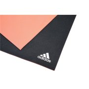 Adidas Kétrétegű yogaszőnyeg, 173x61x0,6cm,  piros/szürke