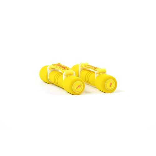 Reebok 1kg -os puha NBR habbal bevont súlyzó pár, állítható tépőzáras szorítóval