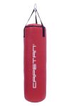 Boxzsák Capetan tömött piros PVC  100x35cm zsák, +35cm hevederpánt  fül, súlya cca. 30-35kg.