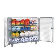   Polcos szekrény gördíthető, galvanizált, zárható 80x120x182 cm