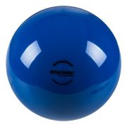   Ritmikus gimnasztika labda gyakorló, csillogó magasfényű, 16 cm átmérőjű, 300gr. súlyú - kék