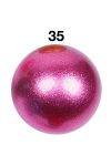 Gimnasztikai verseny labda csillámos pinkes-halvány lila árnyalat FIG 19cm 400 gr