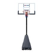   Streetball állvány ST  mobil, gördíthető. Plexi 130x80cm palánkkal, 5 fokozatban kosármagasság állítás