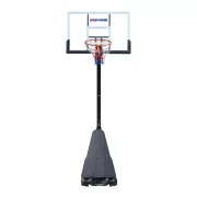   Streetball állvány ST  mobil, gördíthető. Plexi 130x80cm palánkkal, 5 fokozatban kosármagasság állítás