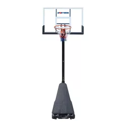   Streetball állvány ST  mobil, gördíthető. Plexi 130x80cm palánkkal, 5 fokozatban kosármagasság állítás