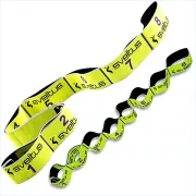 Elastiband® fitnesz erősítő gumipánt közepes erősség, 8x10 cm levarrt szakasz, sárga, 10 kg ellenállás, közepes 80x4 cm Elastiband® fitnesz erősítő gumipánt közepes erősség, 8x10 cm levarrt szakasz, sárga, 10 kg ellenállás, közepes 80x4 cm