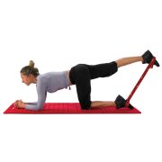 Elastiband® fitnesz erősítő gumipánt közepes ellenállás, 10 kg erősségű piros elasztikus gumipánt 80x4 cm Elastiband® fitnesz erősítő gumipánt közepes ellenállás, 10 kg erősségű piros elasztikus gumipánt 80x4 cm