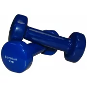 Kézisúlyzó pár PVC bevonattal 1 kg fitneszsúlyzó Kézisúlyzó pár PVC bevonattal 1 kg fitneszsúlyzó