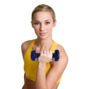 Kézisúlyzó pár PVC bevonattal 1,5 kg fitneszsúlyzó