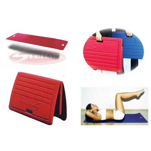 Tornaszőnyeg textil bevonatos/ kék vagy piros antibakteriális felülettel ,pille könnyű, összehajtható, hordfüllel 140x60x1 cm