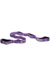 Elastiband multi fitnesz szalag gumírozott , 15 kg ellenállás, lila szín, 122x4cm, 8 levarrott szakasz