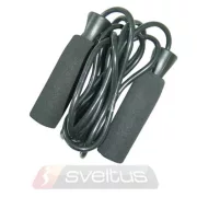   Ugrókötél, gumibevonatú - ugrálókötél fitnesz, 3 m hosszú, csapágyazott